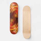 Skateboard Plateau d'art Abstrait Firestorm (Recto)