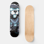 Skateboard Plateforme de skate Techno-Castor Cyberpunk (Recto)
