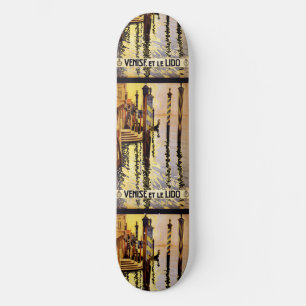 Skateboard Platins Vintage voyage Venice Italie