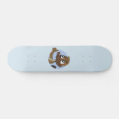 Skateboard Platypus giving thumbs up cartoon (Horz)