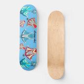 Skateboard Plongée en ciel (Recto)