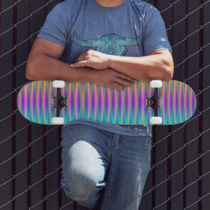 Skateboard Pluie arc-en-ciel