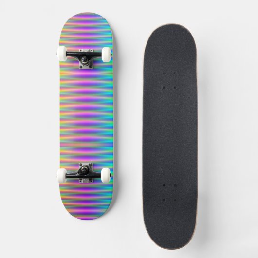 Skateboard Pluie arc-en-ciel (Recto)