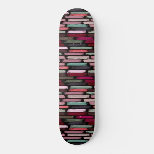 Skateboard Pluie de couleurs 3 (Recto)