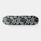 SKATEBOARD PLUMERIA (NOIR/GRAY) (Horz)