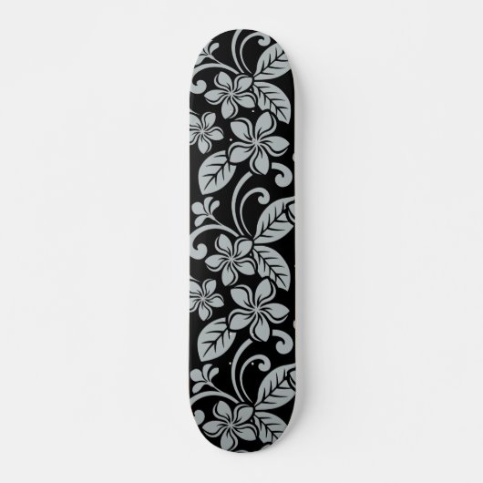 SKATEBOARD PLUMERIA (NOIR/GRAY) (Devant)