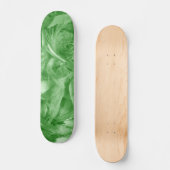 Skateboard Plumes vertes (Recto)