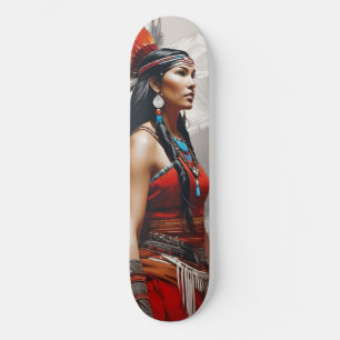 Skateboard Pocahontas : Guerrier