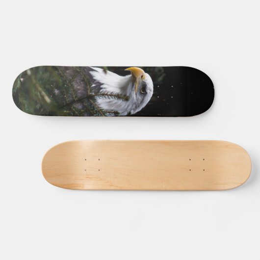 Skateboard Poderosa águila calva (Horz)