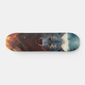 Skateboard Poderoso lobo depredador (Horz)