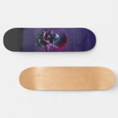 Skateboard Poignée d'épée japonaise Bushido violette (Horz)