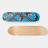 Skateboard Poignée Viper - Bleu (Horz)