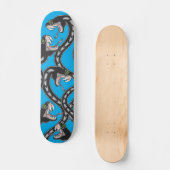 Skateboard Poignée Viper - Bleu (Recto)