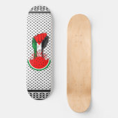 Skateboard Poing de résistance palestinienne sur le symbole d (Recto)