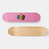 Skateboard Poing gay pride (Horz)
