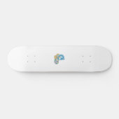 Skateboard Point, Sherpa Blue, Design de sable doré (Horz)