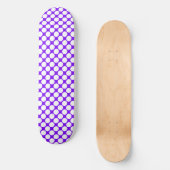 Skateboard Points blancs violets (Recto)