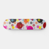 Skateboard Points colorés colorés (Horz)