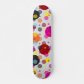 Skateboard Points colorés colorés (Devant)
