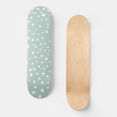 Skateboard Points Dalmatiens verts, Points Dalmatiens, Pots D (Recto)