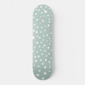 Skateboard Points Dalmatiens verts, Points Dalmatiens, Pots D (Recto)