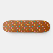 Skateboard Points d'aquarelle multicolores 7 (Horz)