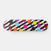 Skateboard Points et Rayures (Horz)