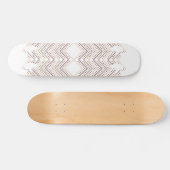 Skateboard Points rouges étonnants sur un Arrière - plan blan (Horz)