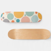 Skateboard Pois coloré (Horz)
