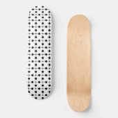Skateboard Pois noirs, Motif à points Polka, points, pointill (Recto)
