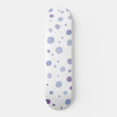 Skateboard pois peint à la main (Recto)