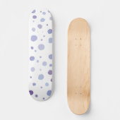 Skateboard pois peints à la main (Recto)