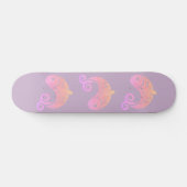 Skateboard poisson au coucher du soleil (Horz)