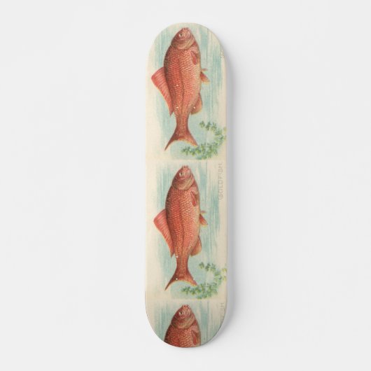 Skateboard Poisson d'or (Devant)