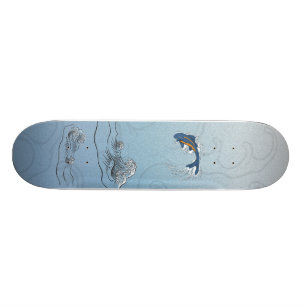 Skateboard Poissons hors de l'eau