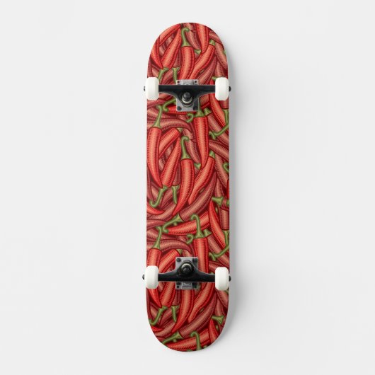 Skateboard Poivrons de piment (Recto)