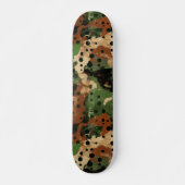 Skateboard Polcamo Brown Polka Dot et Camouflage hybride (Devant)
