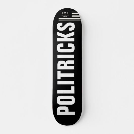 Skateboard POLITRICKS Skateboard, pont de 7 ¾ po (Devant)