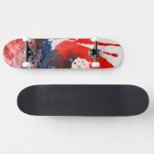 Skateboard Polychromoptique #15A par Michael Moffa (Horz)