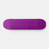 Skateboard Polygons v1 - Noir et Magenta (Horz)