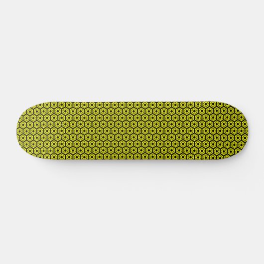 Skateboard Polygons v2 - Black and Yellow (Horz)