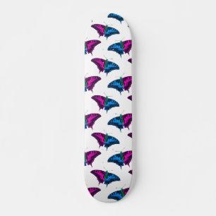 Skateboard Polysexual Pride Flag Swallowtail Butterfly