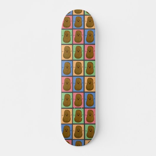 Skateboard Pomme de terre style pop art (Devant)