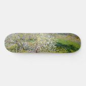 Skateboard Pommiers en fleurs (par Claude Monet) (Horz)