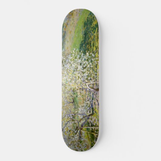 Skateboard Pommiers en fleurs (par Claude Monet) (Recto)