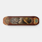 Skateboard Pompier - Saluant un héros (Horz)