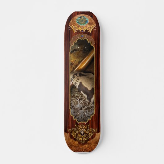 Skateboard Pompier - Saluant un héros (Devant)