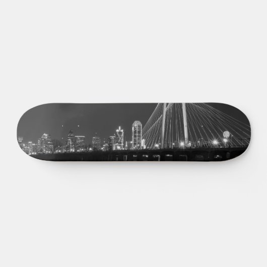 Skateboard Pont Dallas Vue Niveaux de gris (Horz)