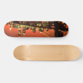 Skateboard Pont de Brooklyn la nuit (Horz)