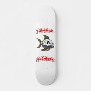 Skateboard Pont de planche à roulettes de monoster de poisson